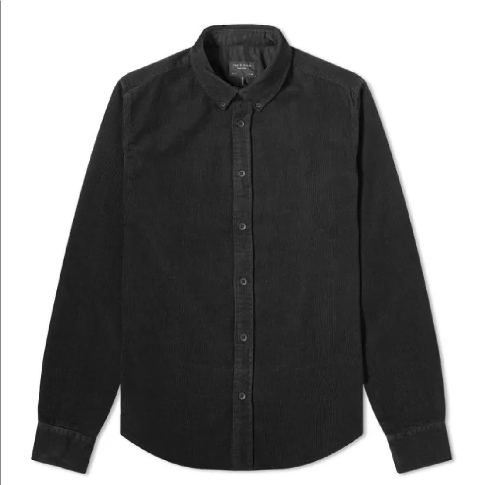 Rag & Bone Fit 2 Tomlin Salute Corduroy Shirt Size S